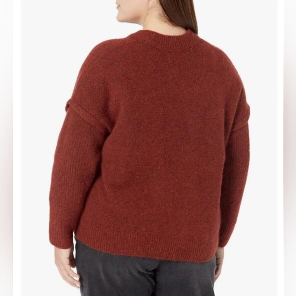 NWT Madewell Plus Cable Havener Pullover Sweater Size 3X